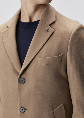 Beymen Club Premium Deve Tüyü Kaşmir Palto - 6