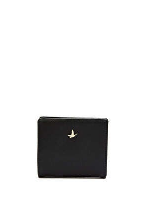 Beymen Club Black Faux Leather Wallet Scarf Set - 3