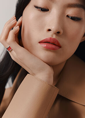 Hermès Rouge Hermès Silky Lipstick Shine 21 Rose Épicé - 9