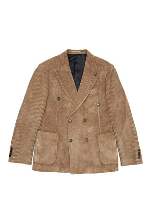 Beymen Club Deve Tüyü Kruvaze Kadife Blazer - 10