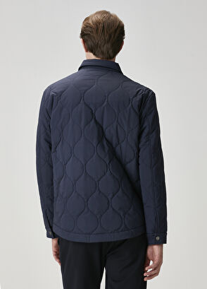 Beymen Club Dark Navy Blue Quilted Outer Shirt - 5