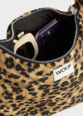 Wouf Feline Hobo Patterned Women's Shoulder Bag - 6