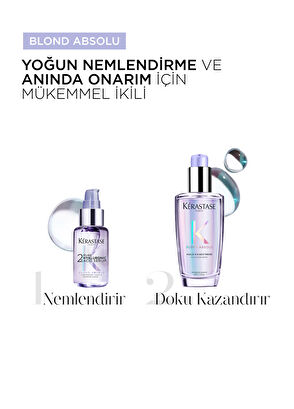 Kerastase Blond Absolu %2 Saf Hyalüronik Asit Nemlendirici & Onarıcı Saç Derisi ve Saç Serumu 50 ml - 4