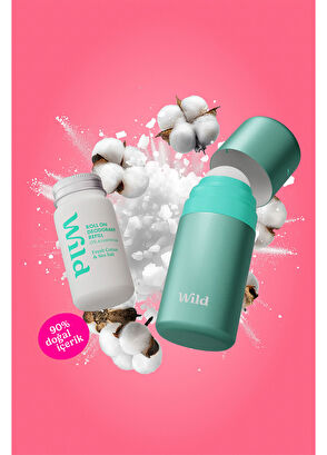 Wild Antiperspirant Roll On qua Case & Fresh Cotton & Sea Salt Refill Kadın Deodorant 50 ml - 4