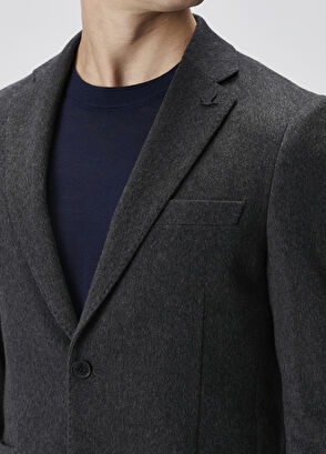 Beymen Club Premium Anthracite Cashmere Jacket - 6