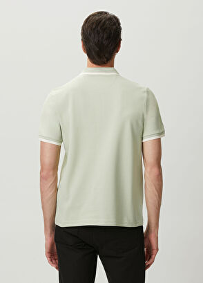 Beymen Club Light Green Ecru Polo Zippered T-Shirt - 4