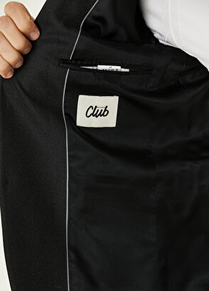 Anthracite Eyelet Textured Blazer Beymen Club Anthracite Eyelet Textured Blazer - 9