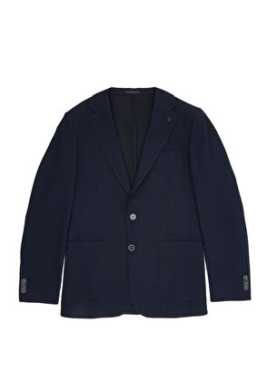 Beymen Club Navy Blue Diagonal Textured Knitted Jacket - 10