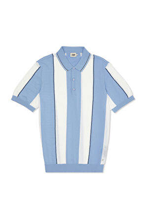 Beymen Club Blue Openwork Short Sleeve Polo Sweater - 8