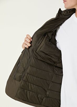 Beymen Club Khaki Jacket with Inner Collar Detail - 11