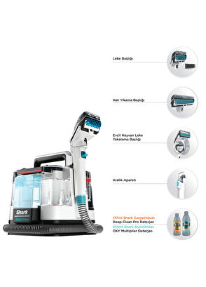 Shark StainStriker Pet Başlıklı Leke Çıkarma ve Koltuk Yıkama Makinesi - 7