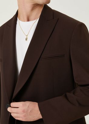 Academia Kahverengi Oversized Takım Elbise - 8