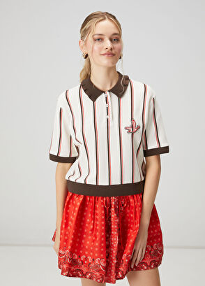 Beymen Club Kırık Beyaz Çizgili Polo T-shirt - 3