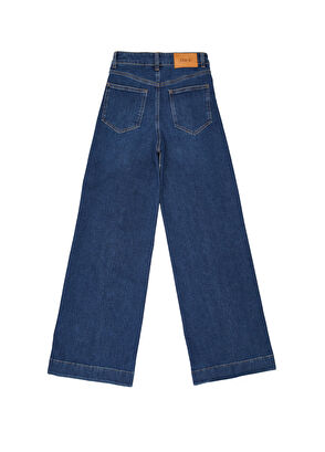 Beymen Club Indigo Wide Leg Jean Pantolon - 6