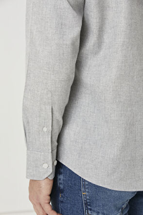 Beymen Club Comfort Fit Grey Shirt - 6