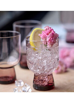 Lyngby Glas Sorrento Pink Glass 4-Piece Glass Glass - 6