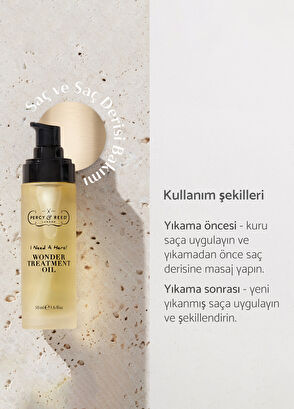 Percy & Reed I Need A Hero! Wonder Kuru ve Yıpranmış Saçlar İçin Bakım Yağı 50 ml - 3