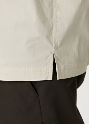 Beymen Club Beige Pockets Short Sleeve Oversize Shirt - 7