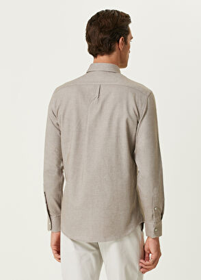 Beymen Club Comfort Fit Mink Oxford Shirt - 5