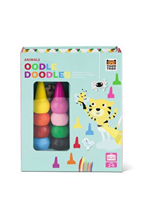 Tiger Tribe Animals Coloring Set - 8