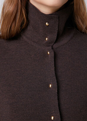 Beymen Club Brown Wool Cardigan - 5
