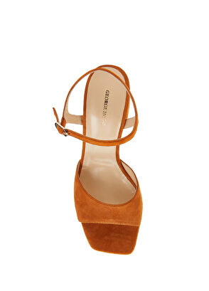 George Hogg Taba Kadın Süet Sandalet - 4