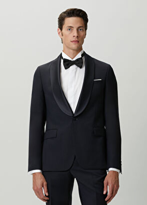 Beymen Club Lacivert Yün Smokin - 6