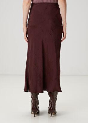 Beymen Club Çiçek Jakarlı Maxi Evaze Etek - 5