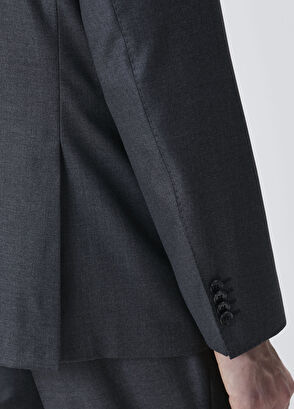 Drop 7 Gri Yün Takım Elbise - Görsel 9