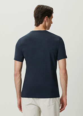 Beymen Club Lacivert Basic T-shirt - 4