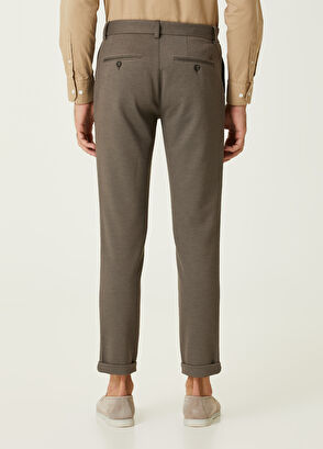 Vizon Kordonlu Diyagonal Desenli Chino Pantolon Beymen Club Vizon Kordonlu Diyagonal Desenli Chino Pantolon - 3