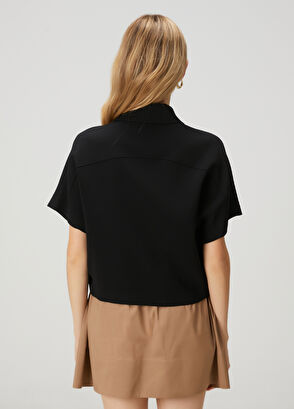 Beymen Club Siyah Kutu Formlu Krep Ceket - 5