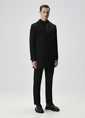 Beymen Club Premium Siyah Kaşmir Palto - 3
