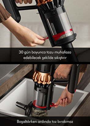 Dyson V16 Piston Animal Kablosuz Süpürge (Mat Siyah/Bakır) - 7