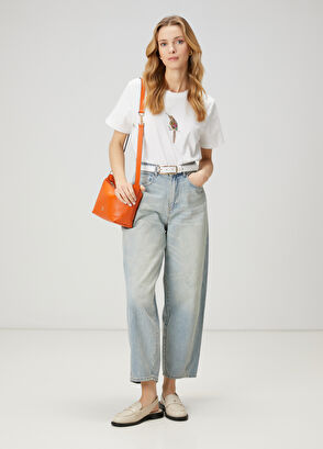 Beymen Club Off-White Bird Embroidered T-Shirt - 3