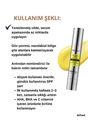 MEDIPEEL Retinal NMN Bounce Shot Booster Retinal ve NMN İçeren Anti-Age Cilt Bakım Serumu 30 ml  - 5