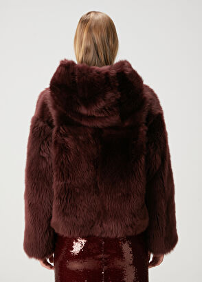 Beymen Club Mürdüm Kapüşonlu Kaban - 5