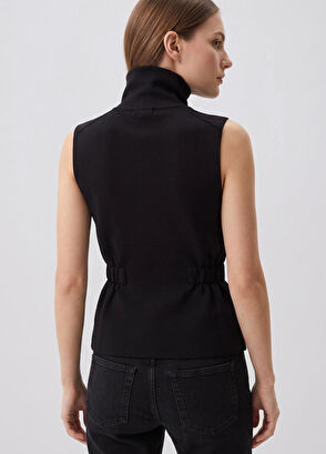 Beymen Club Black Elasticated Waist Knitwear Vest - 5