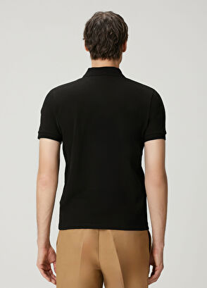 Moncler Black Polo T-Shirt - 4