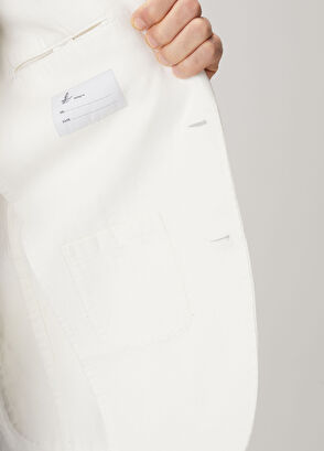 Beymen Club Off-White Linen Jacket - 9
