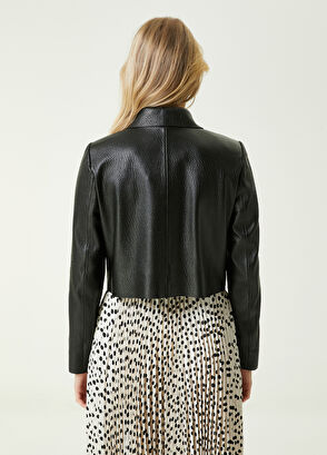 Beymen Club Siyah Deri Ceket - 7