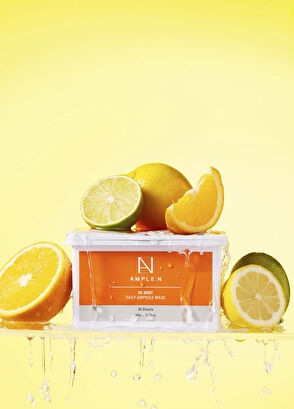 AMPLE:N VC Shot Daily Ampoule Mask Aydınlatıcı Yüz Maskesi 390 ml - 3