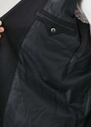 Siyah Yün Takım Elbise - Görsel 10