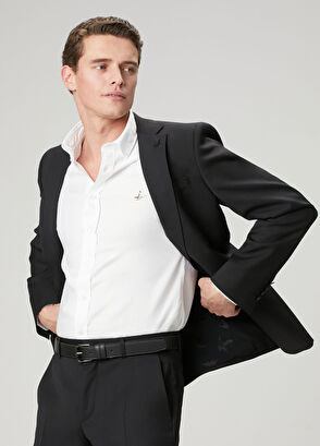Beymen Club Black Wool Thin Classic Suit - 3