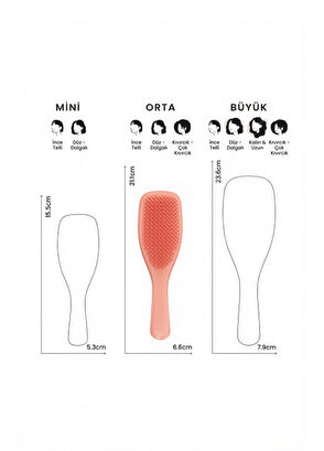 Tangle Teezer Tud Fine & Fragile Cinnamon Saç Fırçası - 6