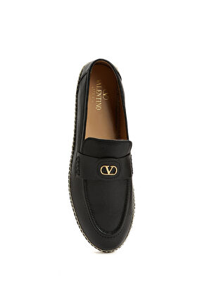 Palm Avenue Siyah Erkek Deri Espadril - Görsel 6