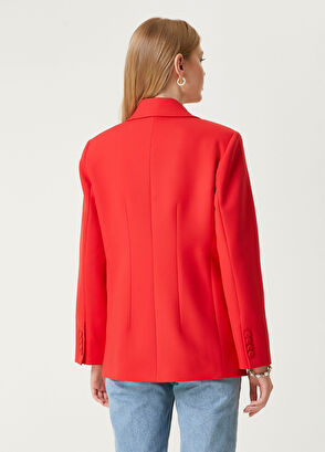 Beymen Club Red Double Breasted Blazer - 8