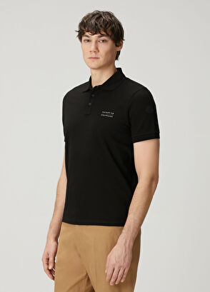 Moncler Black Polo T-Shirt - 3
