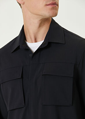 Beymen Club Lacivert Gofre Dokulu Ceket - 6