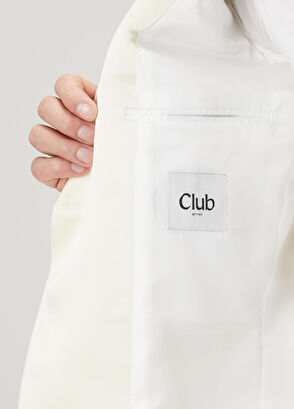 Beymen Club Off-White Wool One-Button Tuxedo - 8